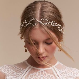 Pearl halo head piece